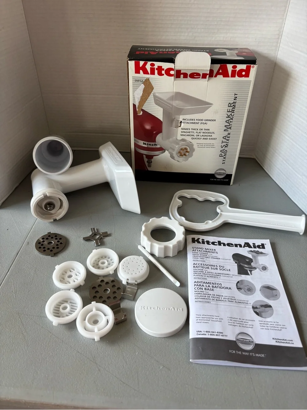 Kitchen Aid SNFGA/9707751 Pasta Maker Stand Mixer Attachment *READ* - Picture 6 of 10